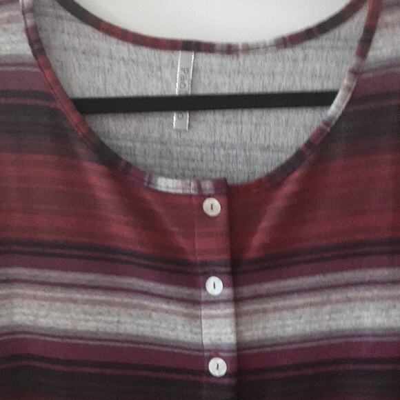 Paolino Soft Striped Boho dress large - Picture 3 of 8